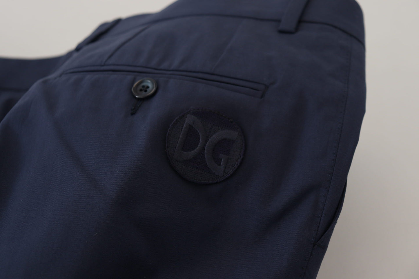 - Chic Slim Fit Chinos in Blue