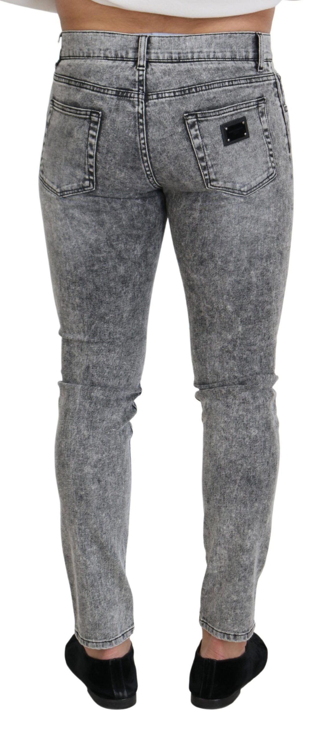 - Chic Slim Fit Gray Denim