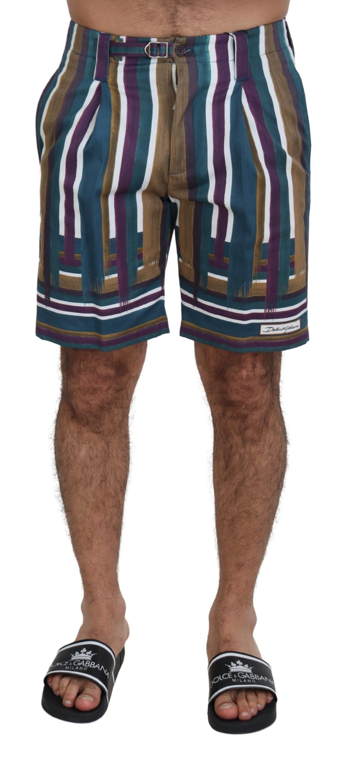 - Chic Multicolor Chino Shorts - Regular Fit