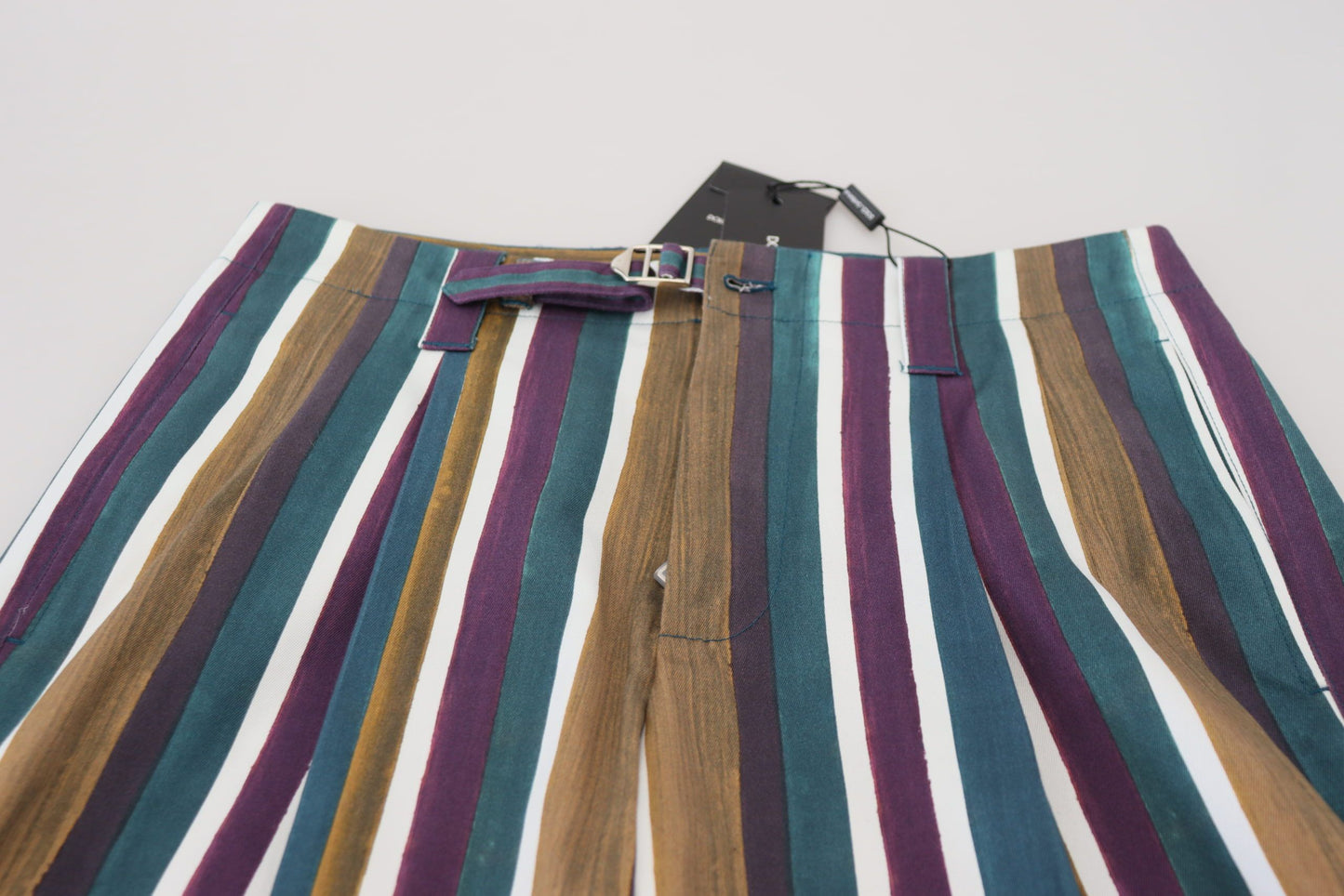 Chic Multicolor Chino Shorts by Dolce & Gabbana