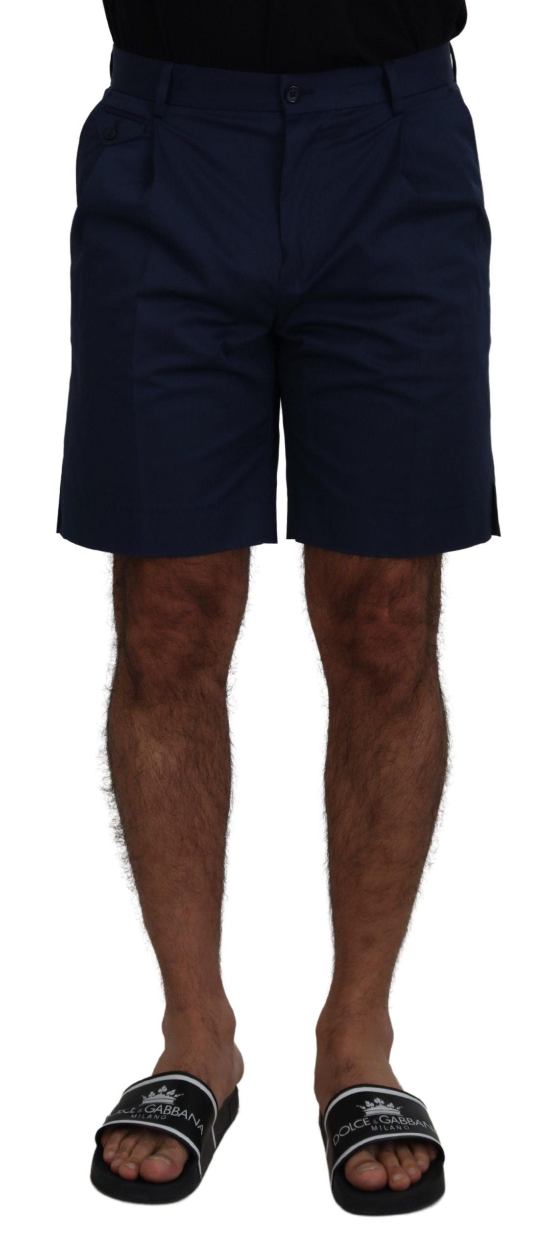 - Elegant Blue Chino Shorts – Regular Fit