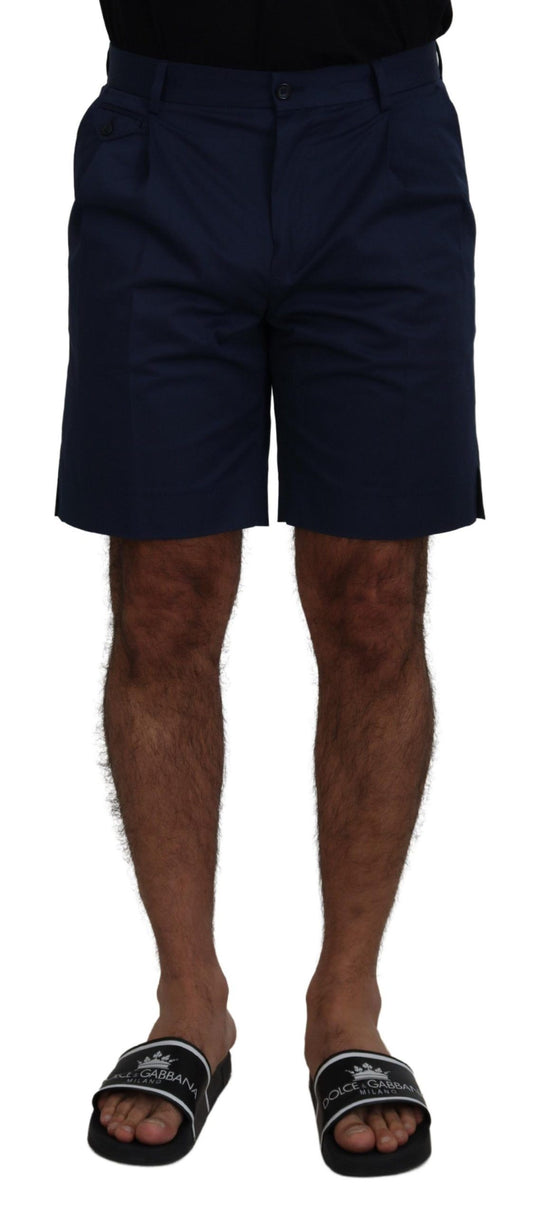 - Elegant Blue Chino Shorts – Regular Fit