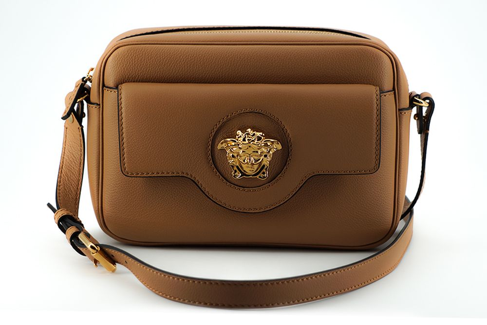 - Elegant Brown Leather Camera Case Shoulder Bag