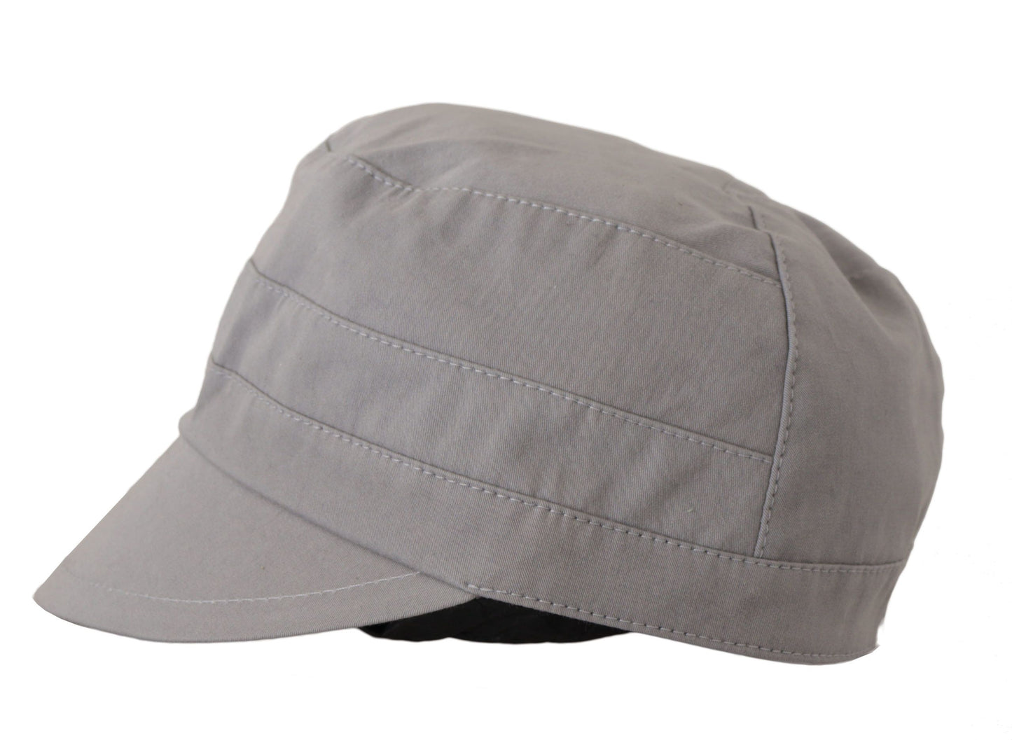 - Elegant Gray Newsboy Cap - Classic Accessory