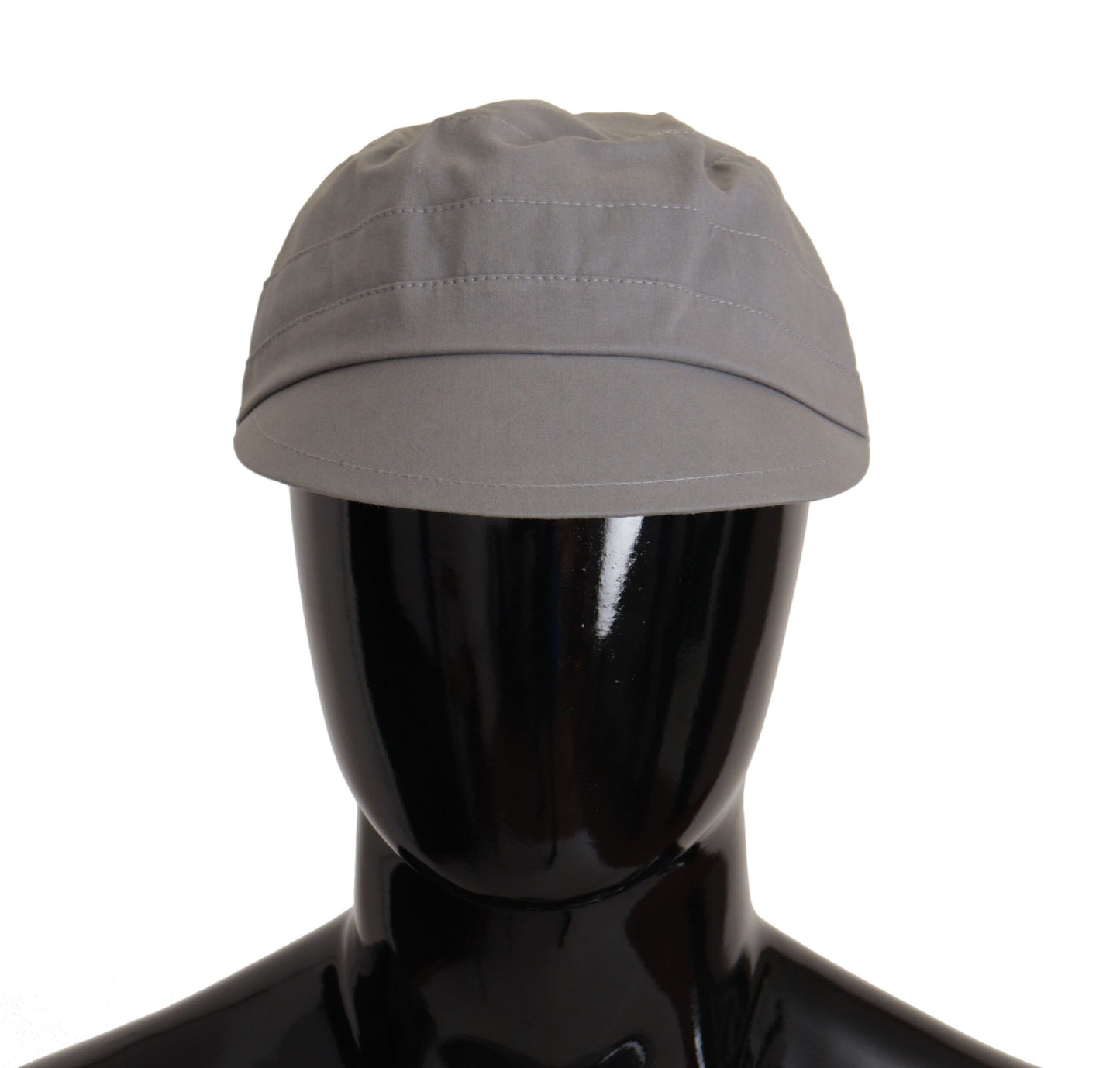 - Elegant Gray Newsboy Cap - Classic Accessory