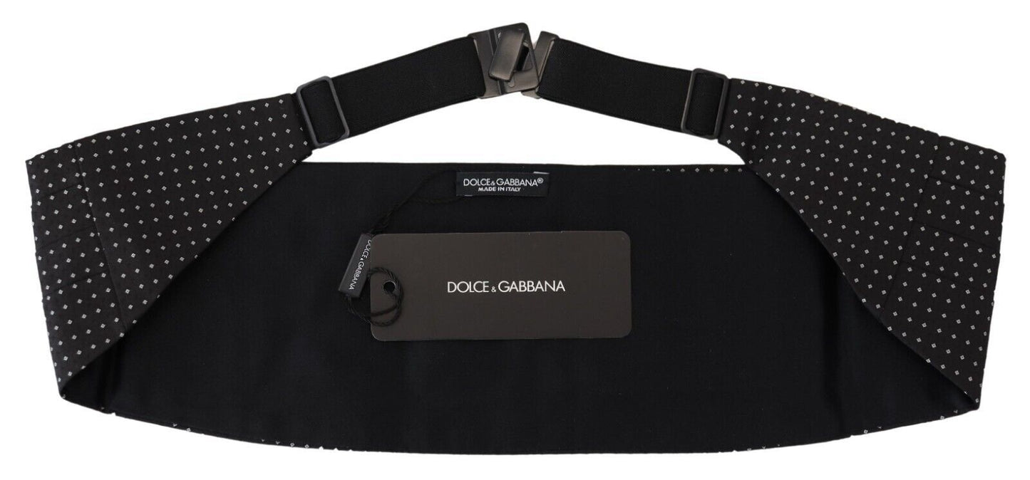 - Elegant Silk Polka Dot Cummerbund