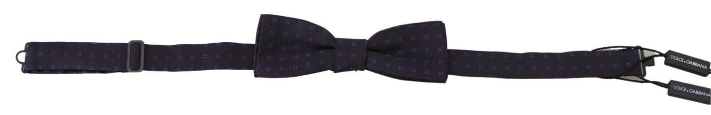 - Elegant Silk Patterned Bow Tie