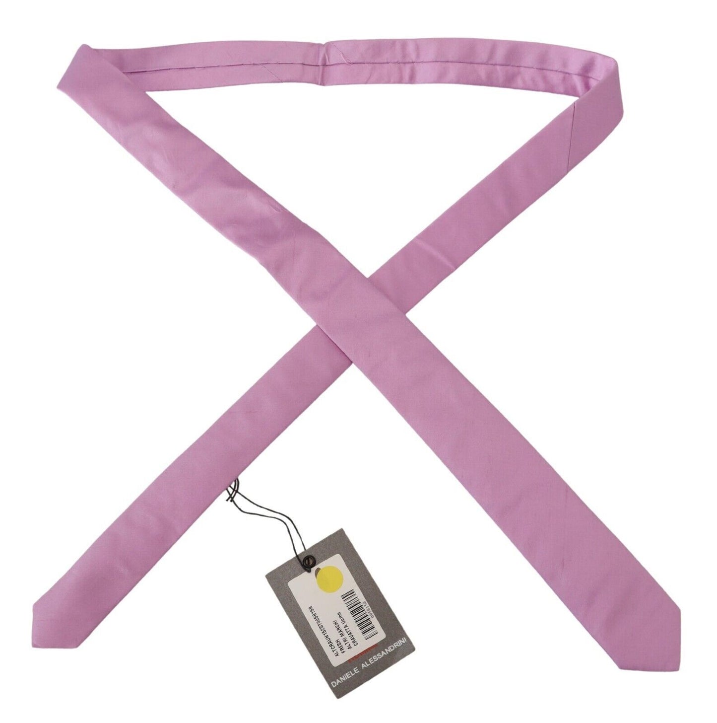 Daniele Alessandrini Silk Men's Tie in Pink