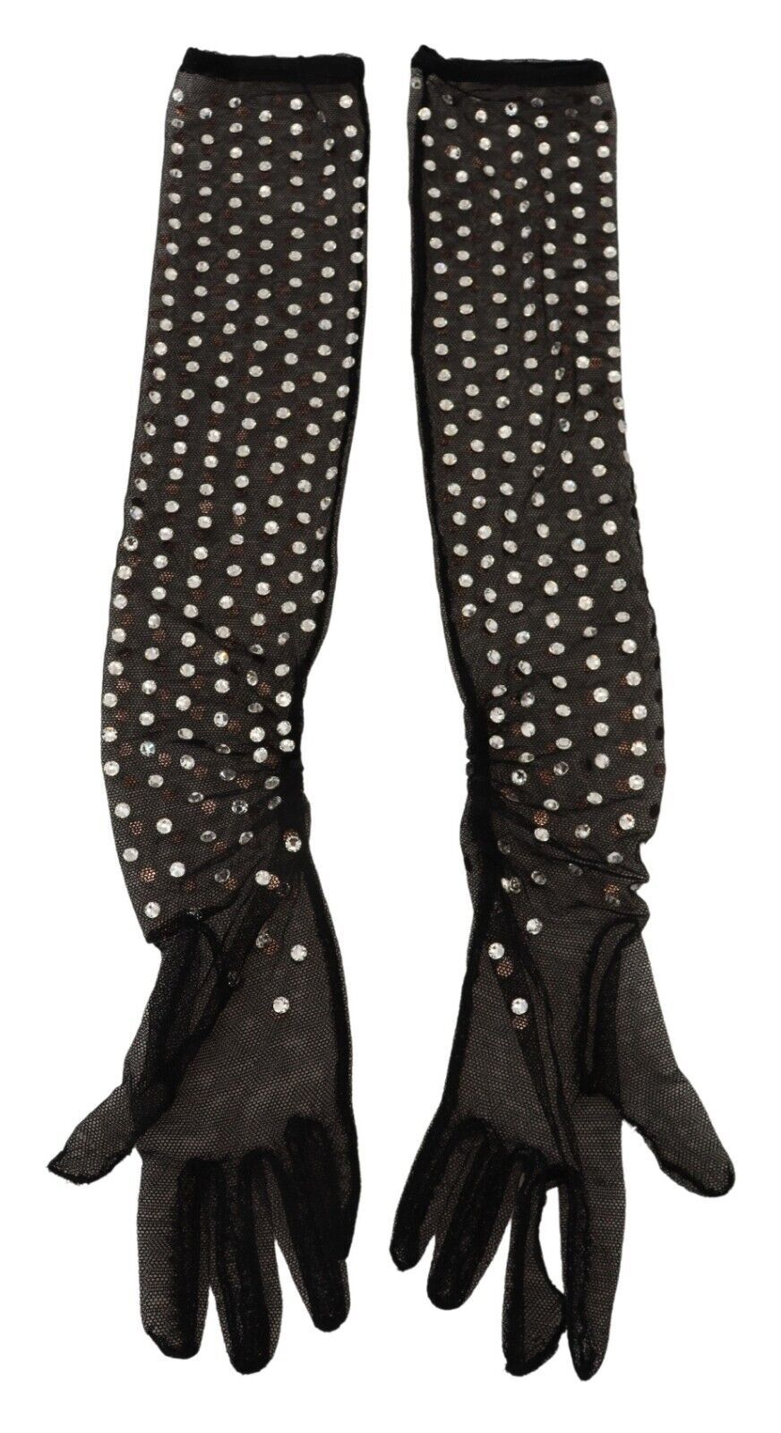 Elegant Elbow Length Black Gloves by Dolce & Gabbana