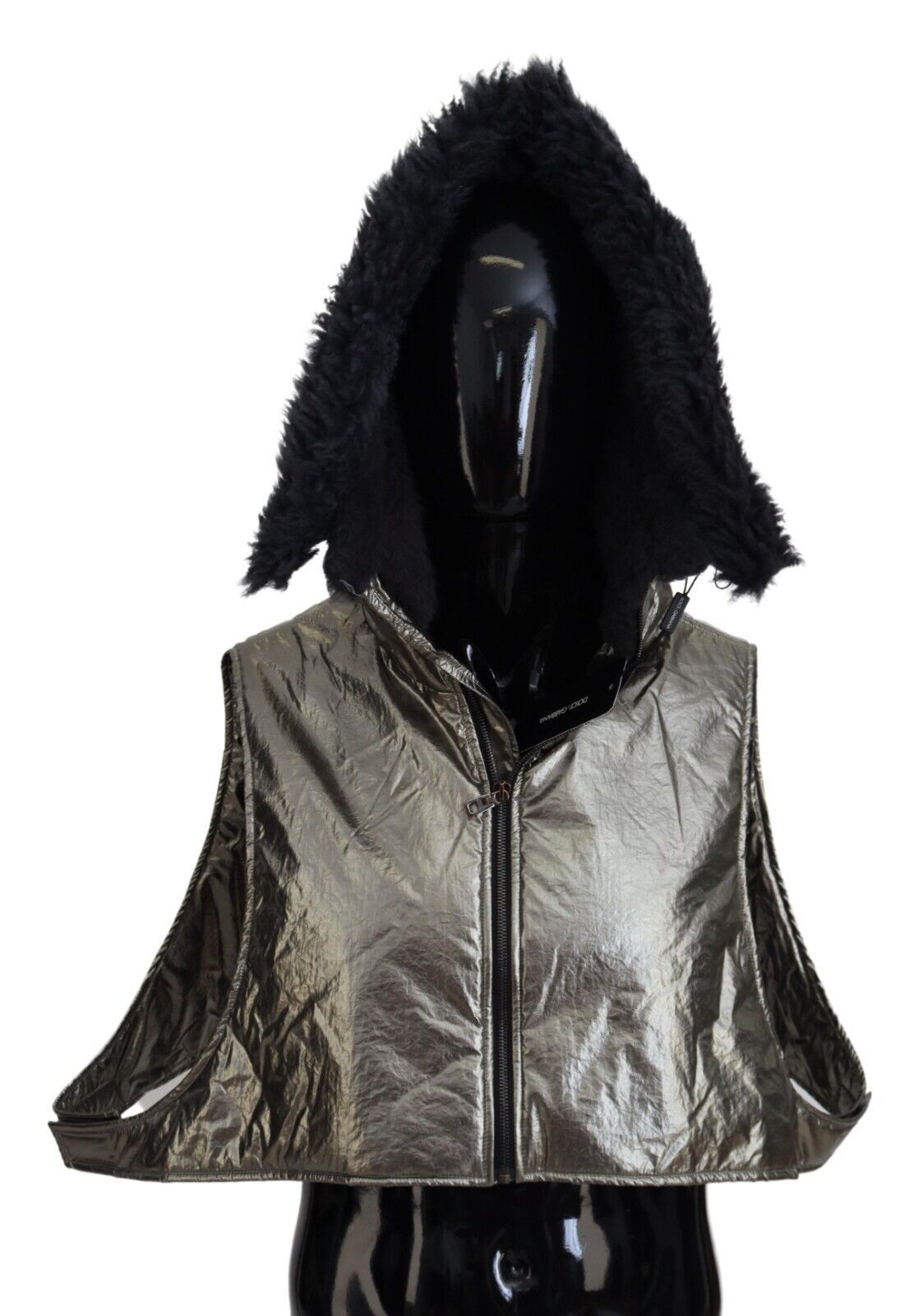 - Futuristic Silver Whole Head Wrap Hat