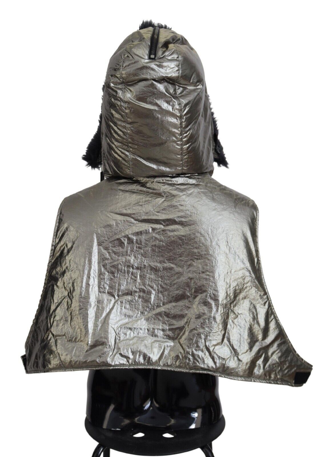 - Futuristic Silver Whole Head Wrap Hat