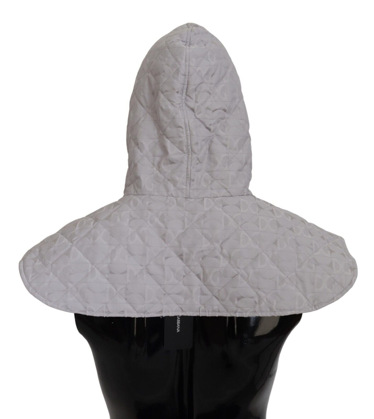 - Elegant White Nylon Whole Head Wrap Hat