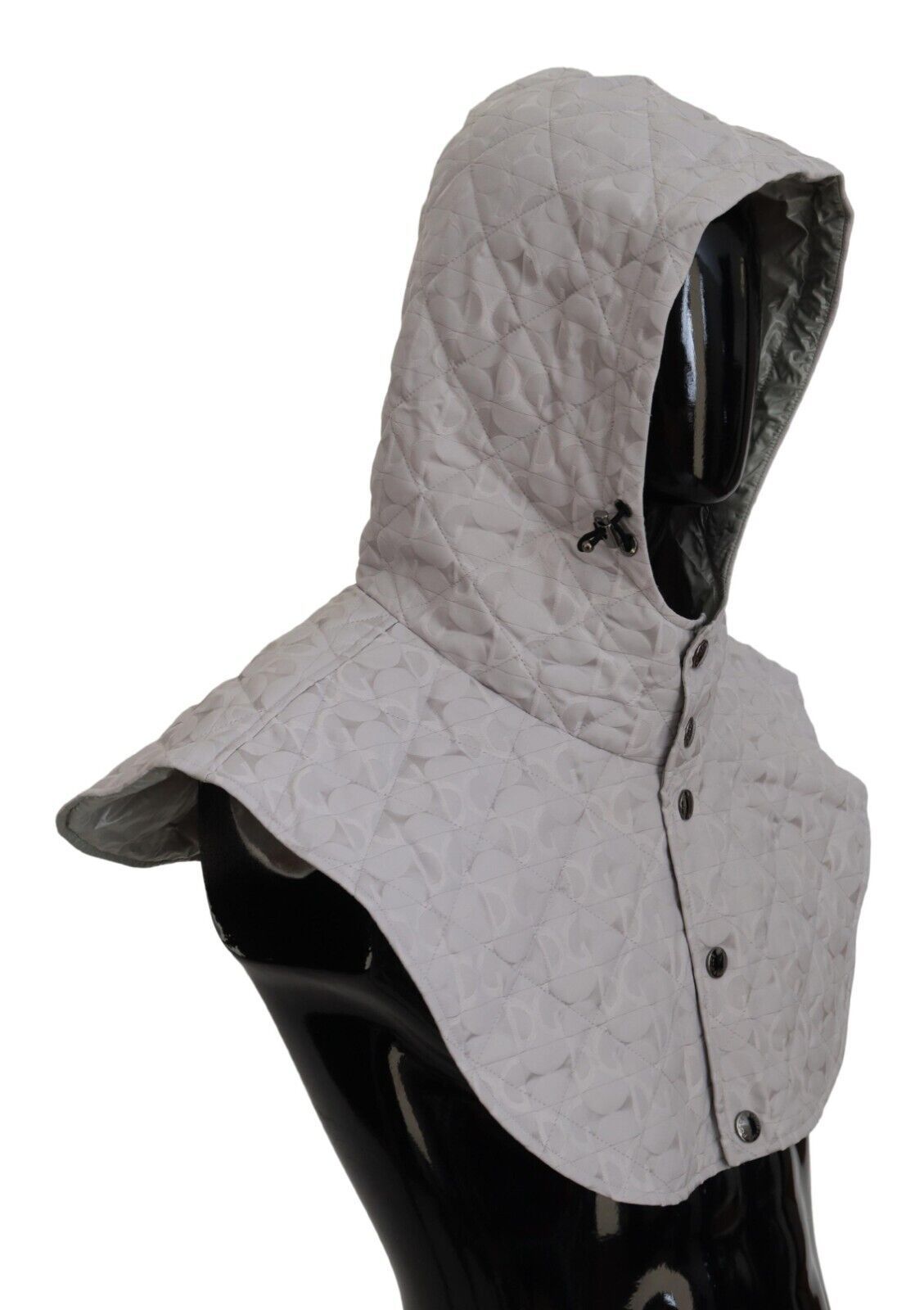 - Elegant White Nylon Whole Head Wrap Hat