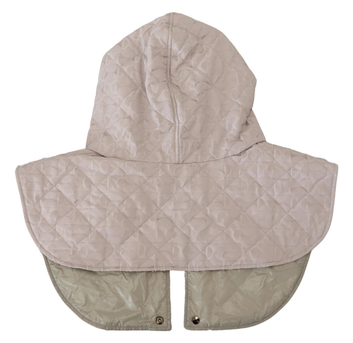 - Elegant White Nylon Whole Head Wrap Hat