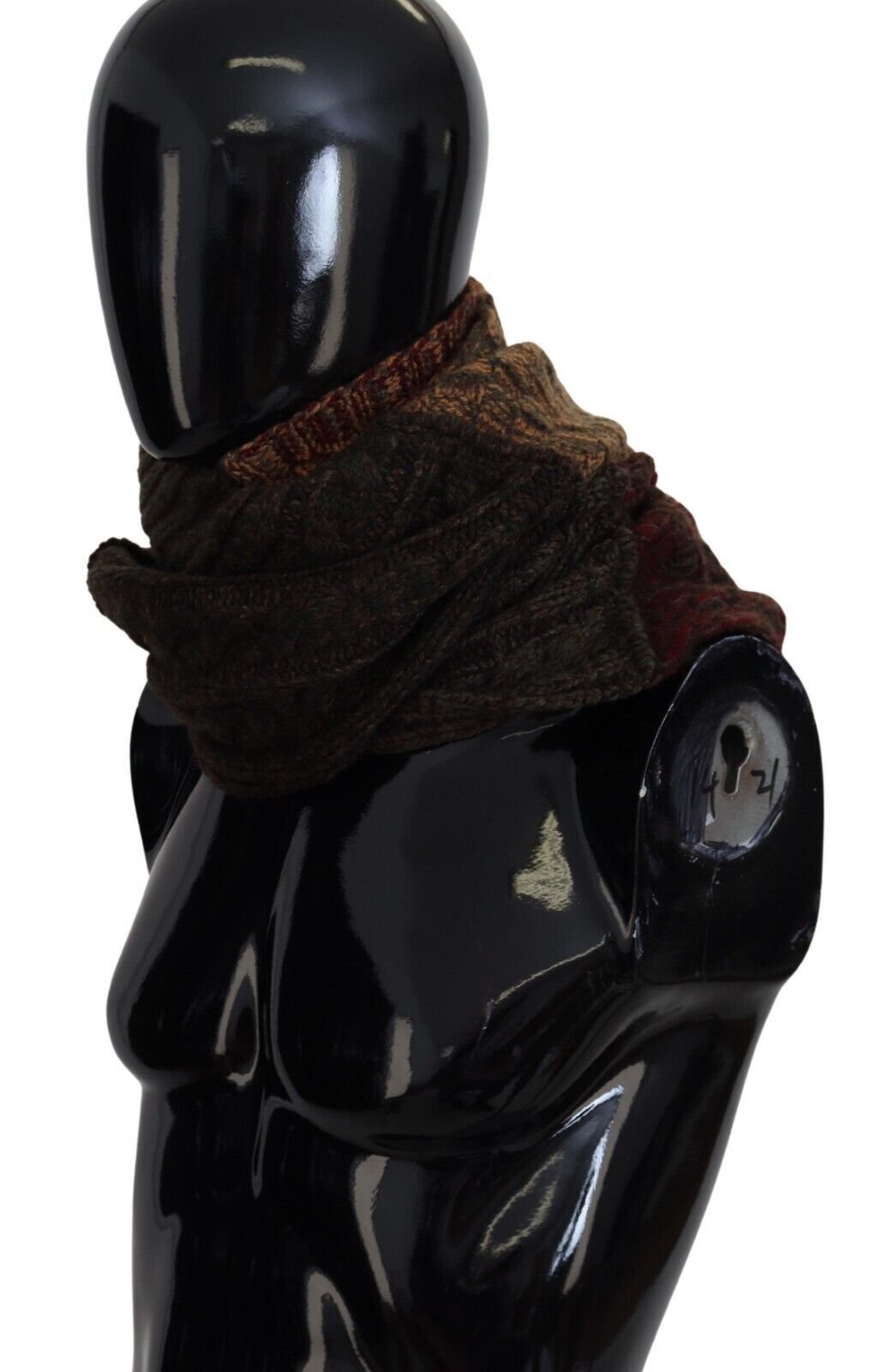 - Elegant Cashmere-Wool Blend Men's Scarf