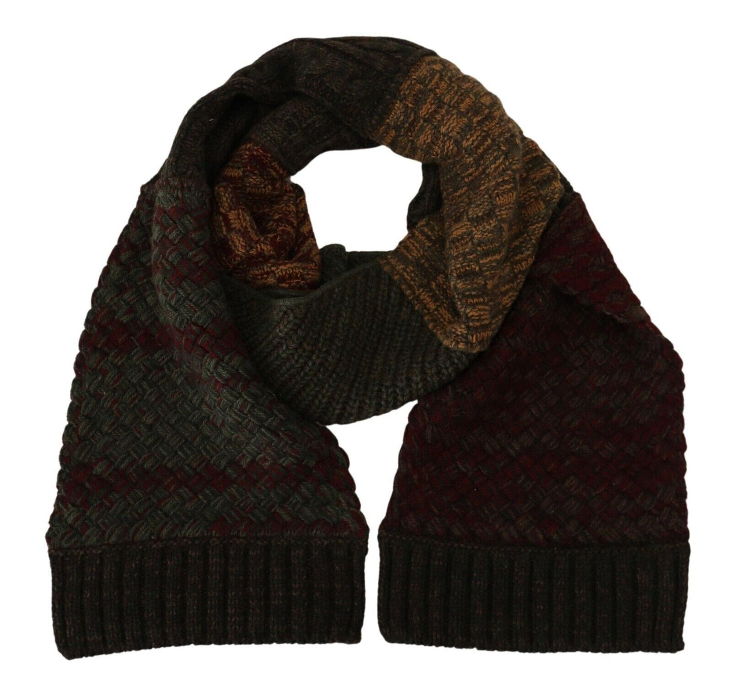 - Elegant Cashmere-Wool Blend Men's Scarf