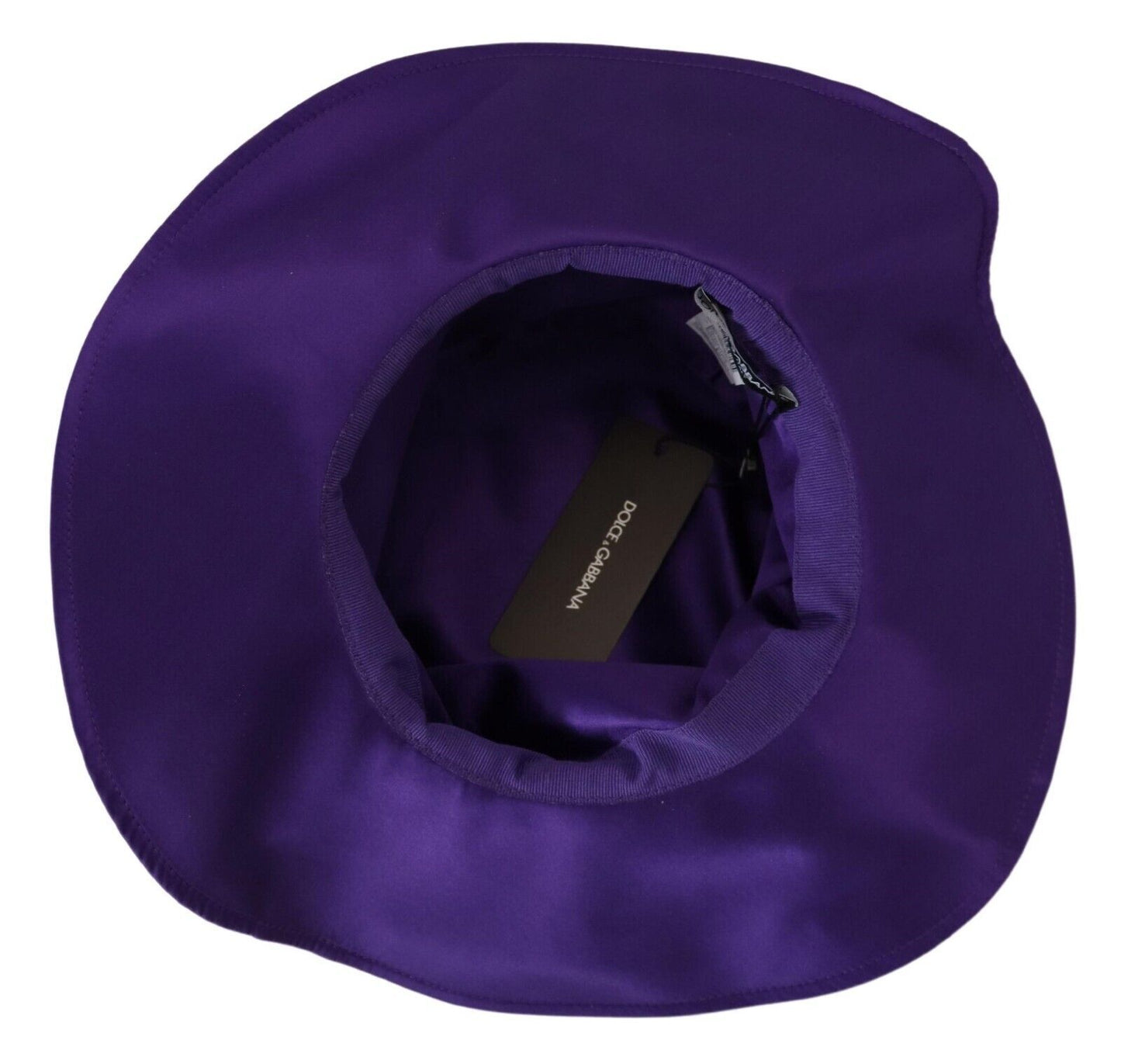 - Elegant Purple Silk Top Hat