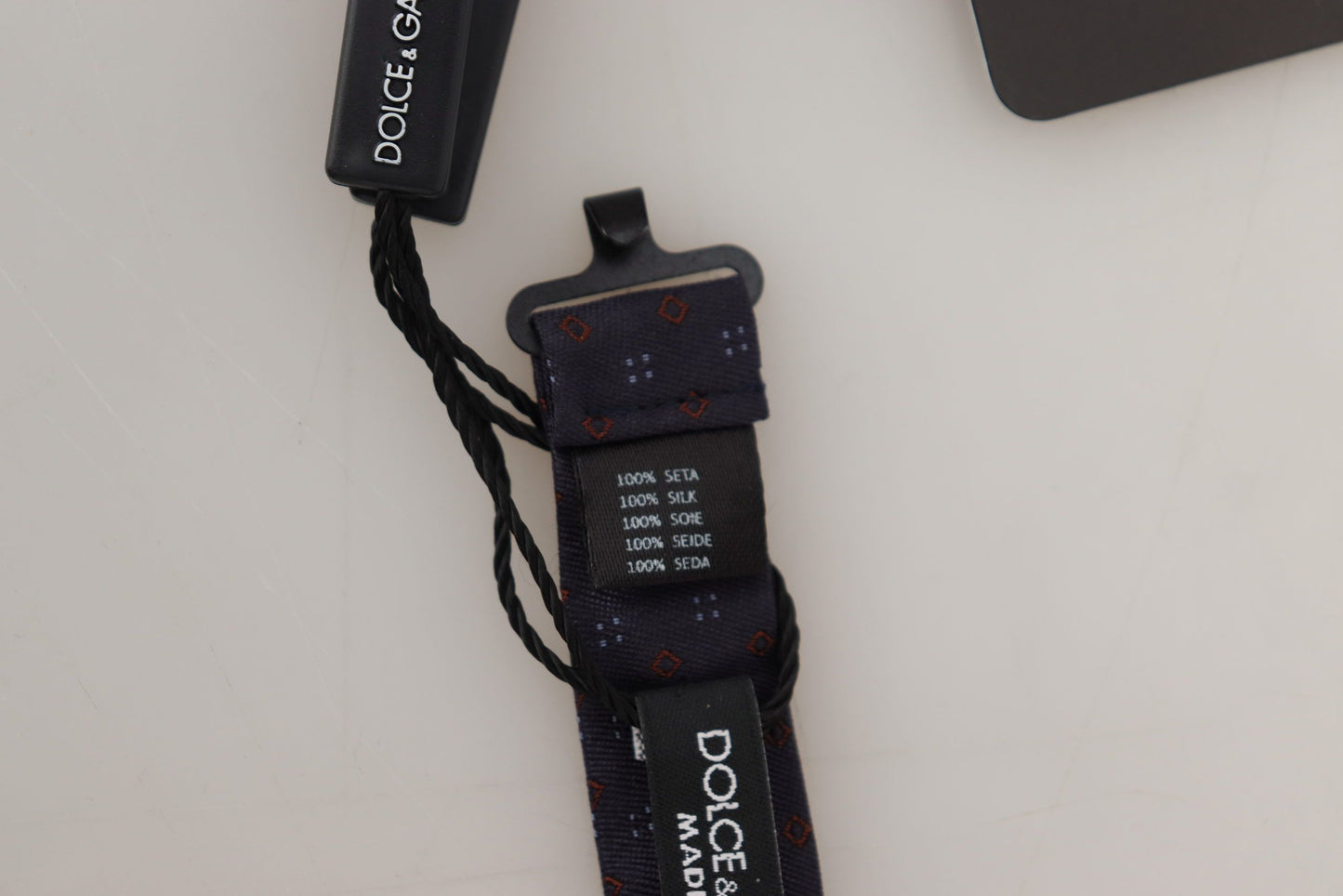 Elegant Silk Patterned Bow Tie by Dolce & Gabbana