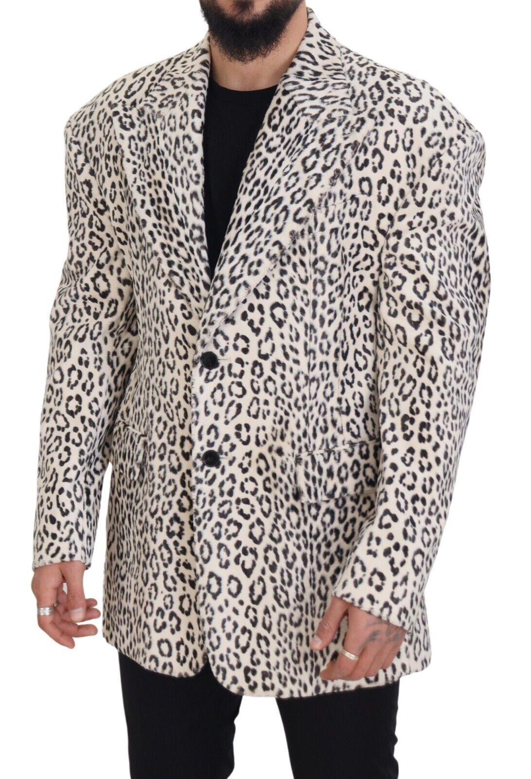 - Elegant White Slim-Fit Blazer