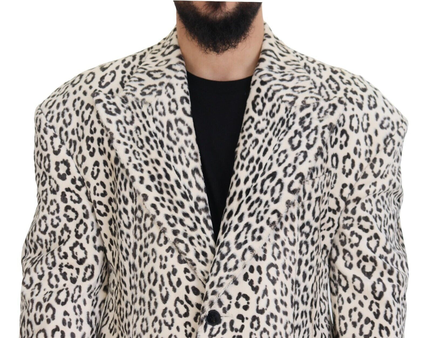 - Elegant White Slim-Fit Blazer