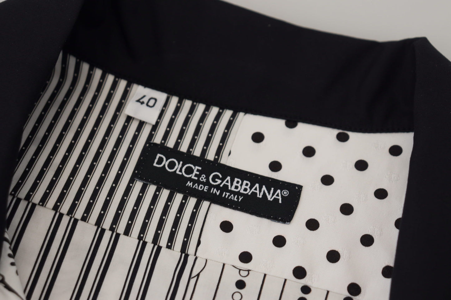 - Elegant Black & White Cotton Shirt