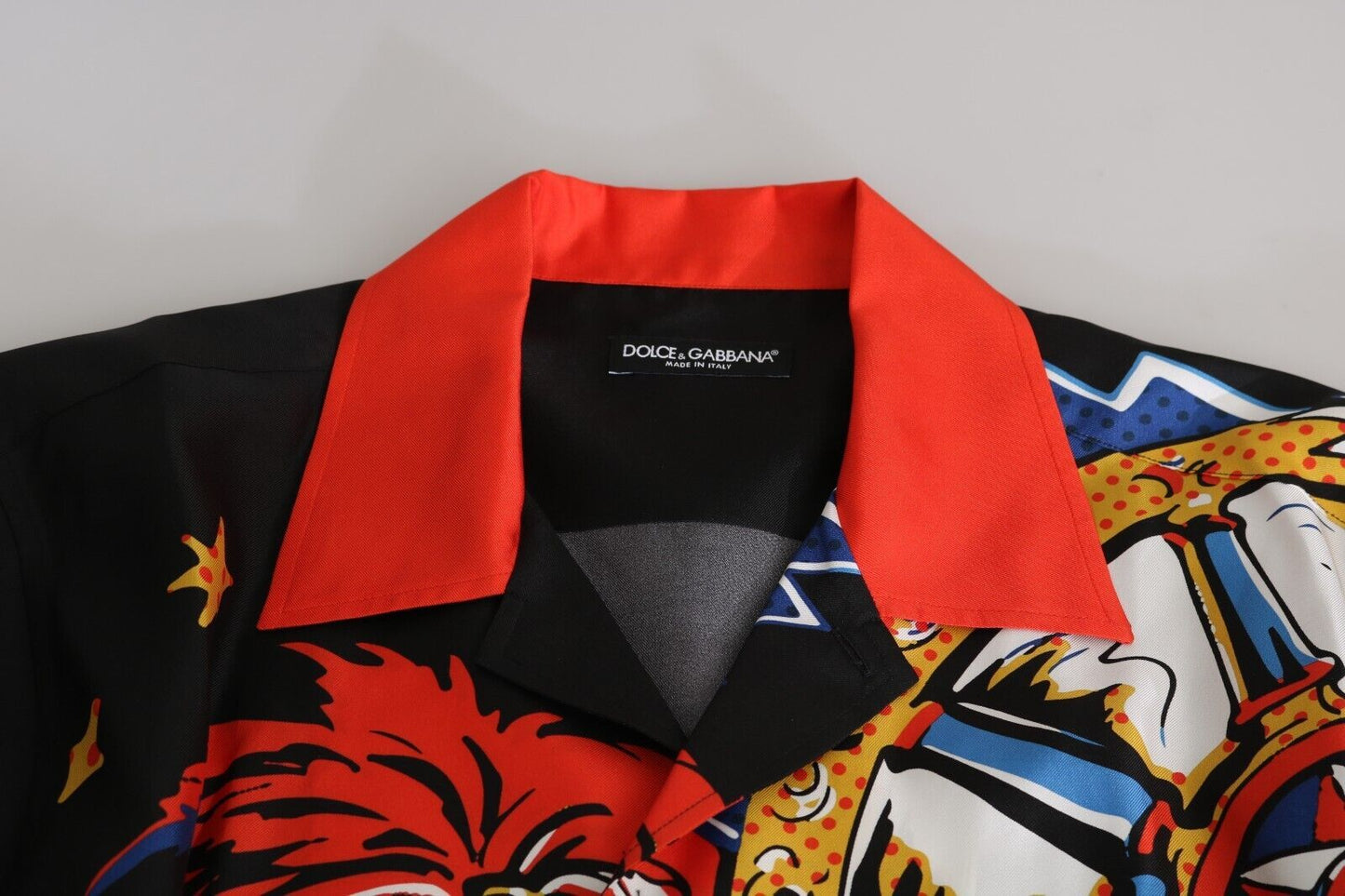 - Multicolor Silk Casual Elegance Shirt