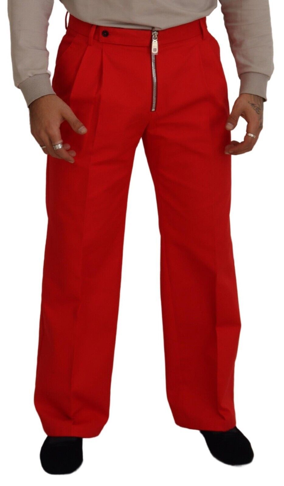 - Stunning Red Mainline Cotton Pants