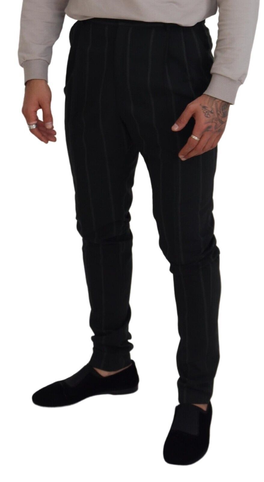 - Elegant Black Tailored Trousers