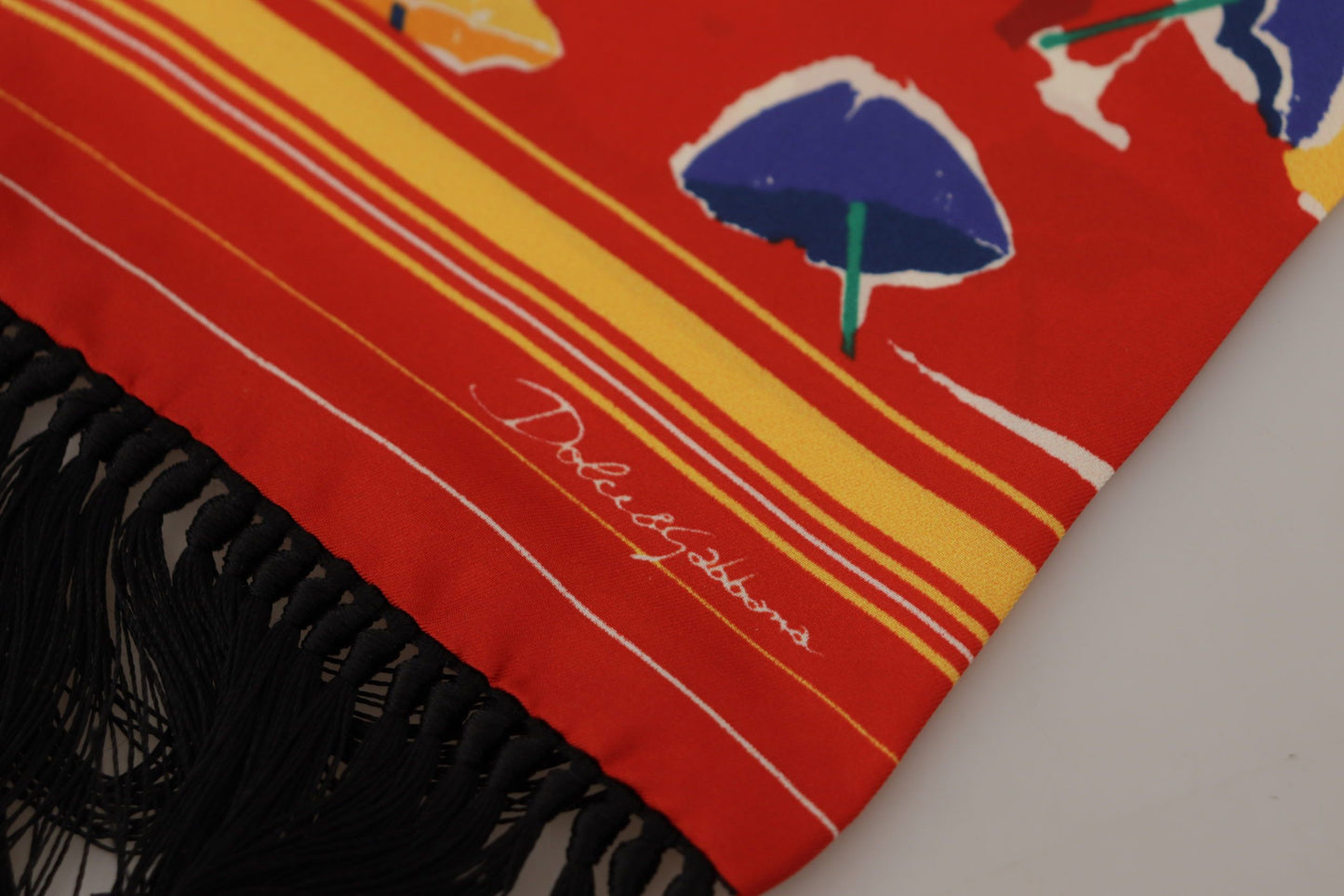 - Elegant Multicolor Silk Men's Scarf