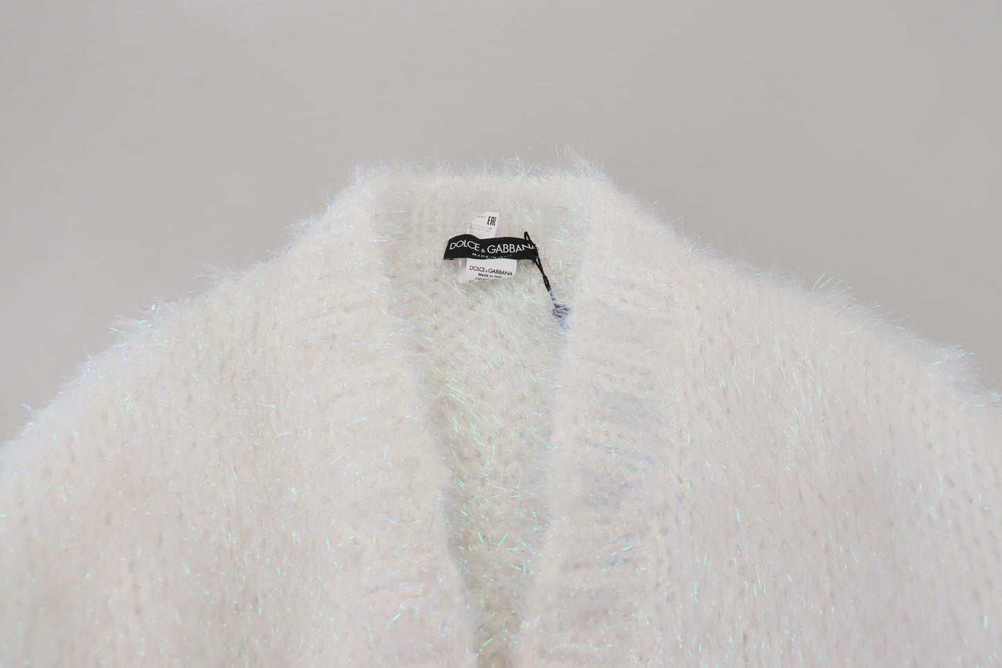 - Elegant White Long Sleeve Cardigan Jacket