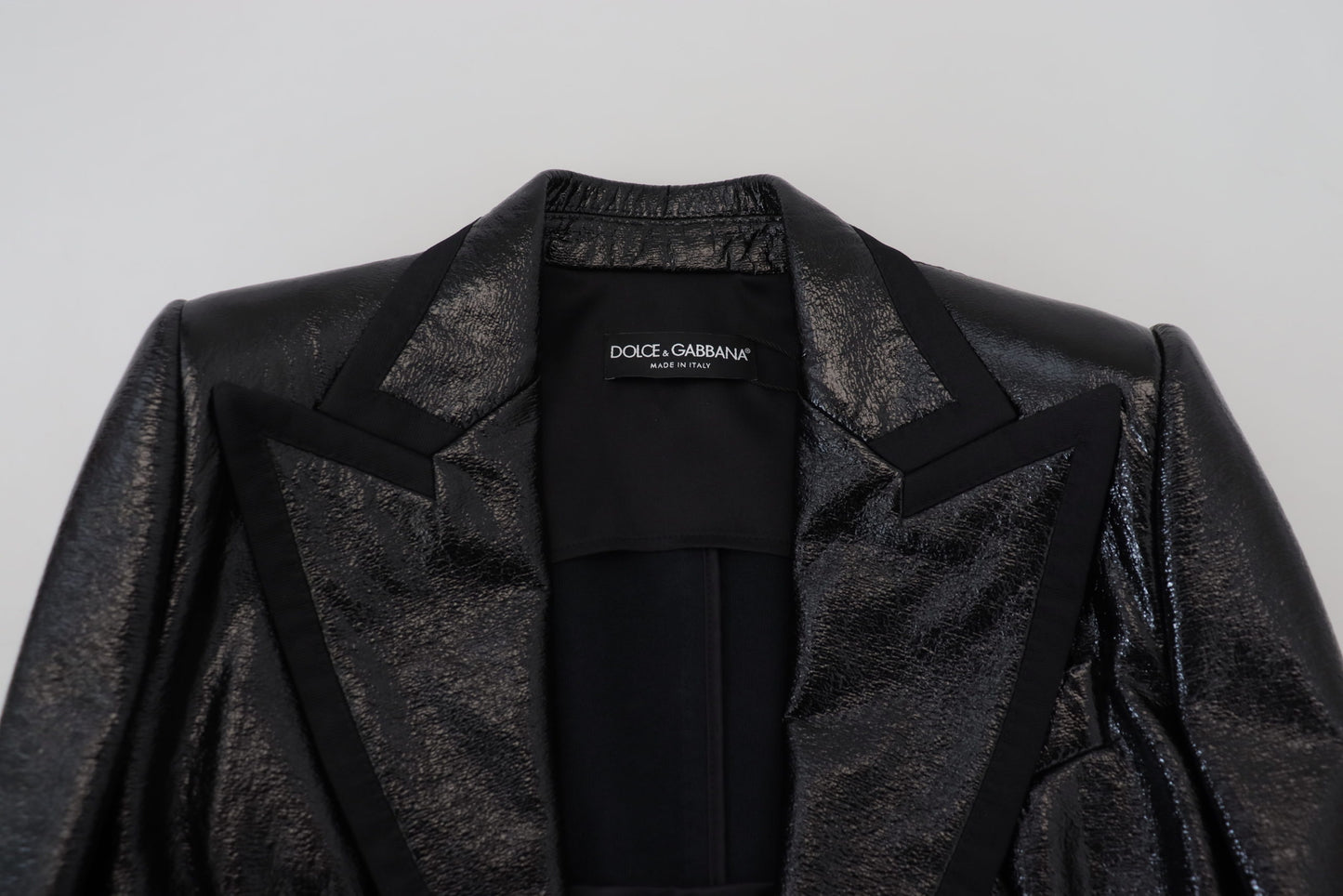- Elegant Cropped Black Designer Jacket