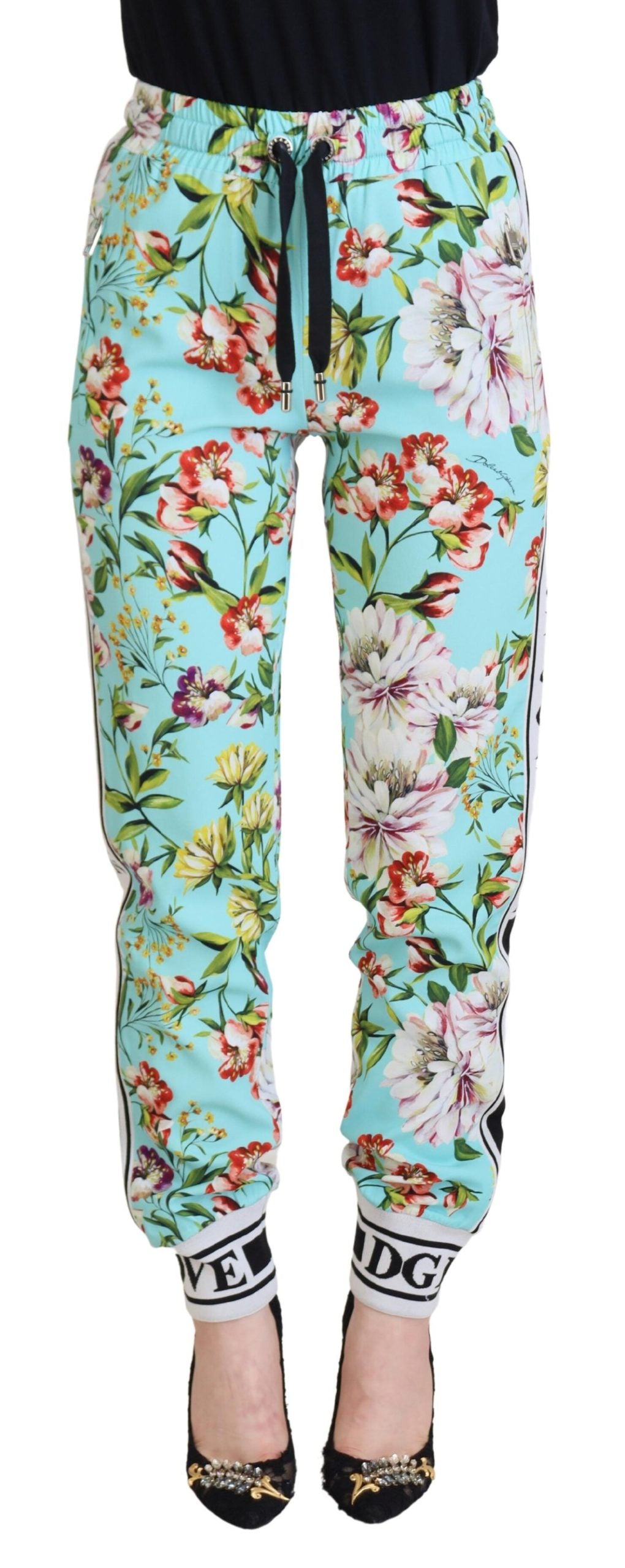 Elegant Multicolor Viscose Pants by Dolce & Gabbana