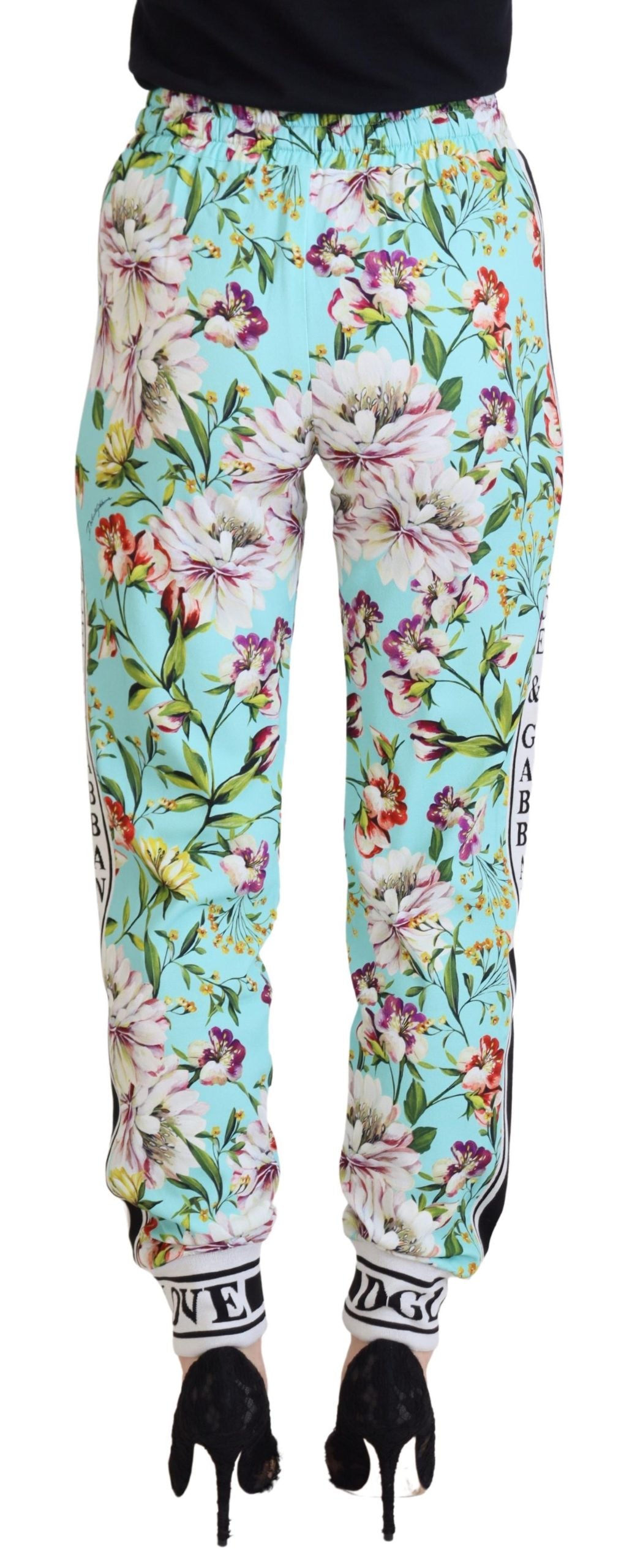 Elegant Multicolor Viscose Pants by Dolce & Gabbana