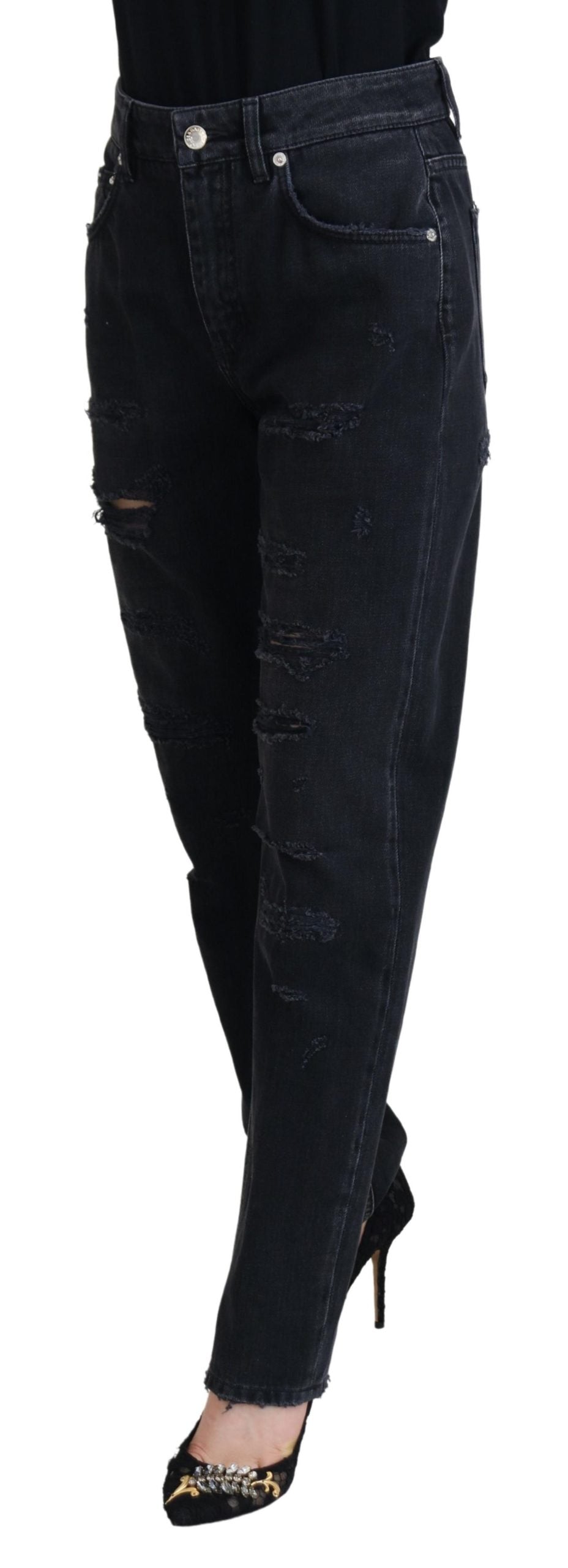 - Chic Black Denim Pants - Elevate Your Wardrobe