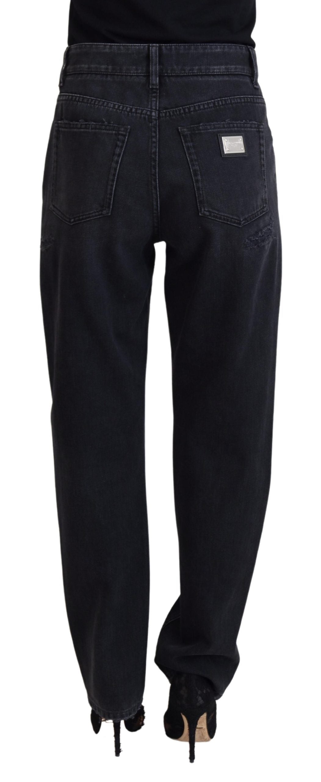 - Chic Black Denim Pants - Elevate Your Wardrobe