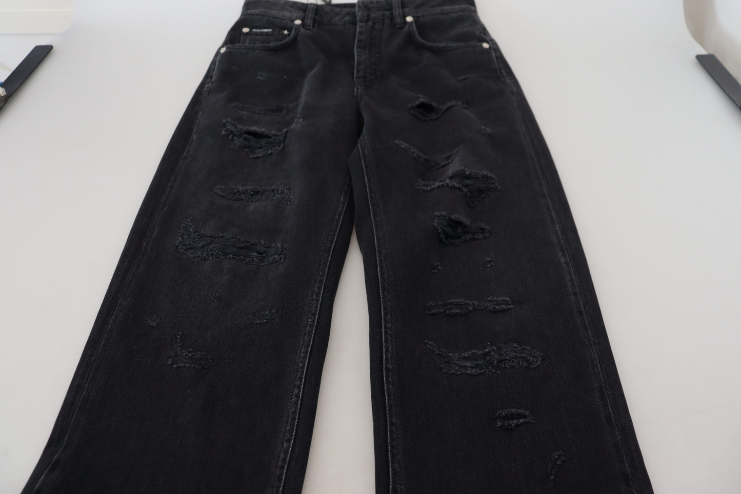 - Chic Black Denim Pants - Elevate Your Wardrobe