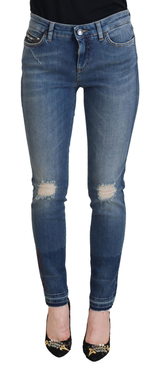 - Elegant Tattered Denim Pants – Chic Casualwear