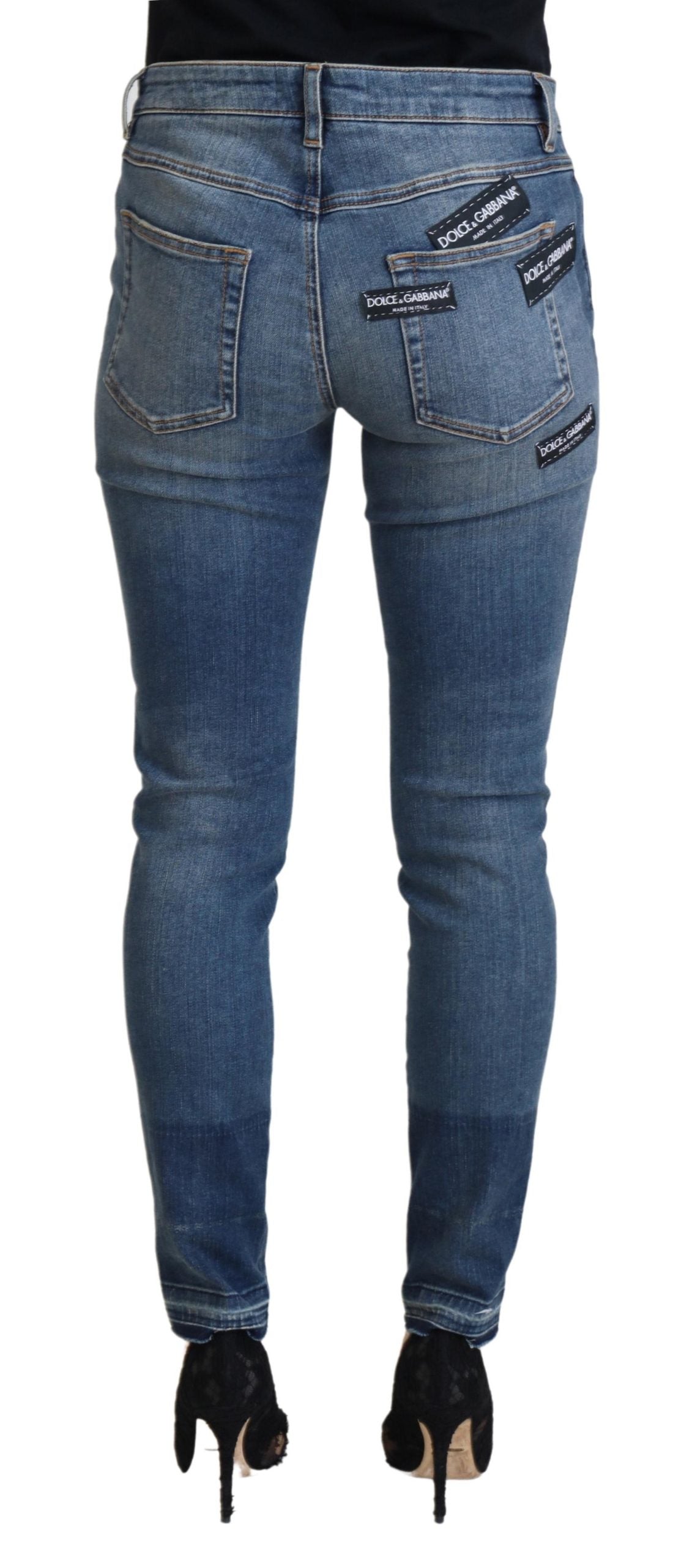 - Elegant Tattered Denim Pants – Chic Casualwear