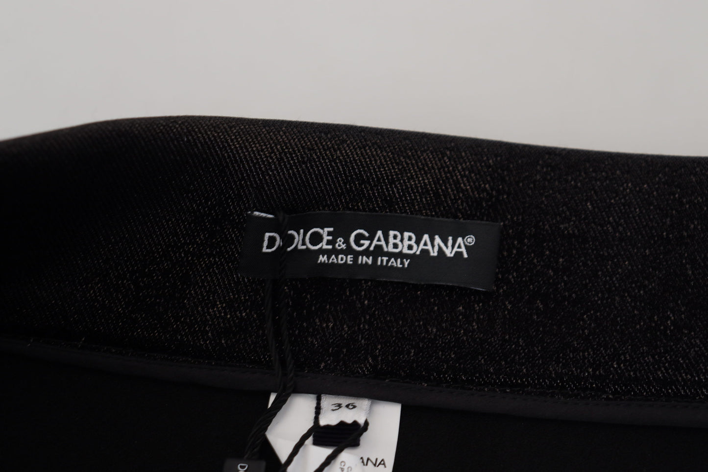 - Elegant Black Denim Pants - Tailored Fit