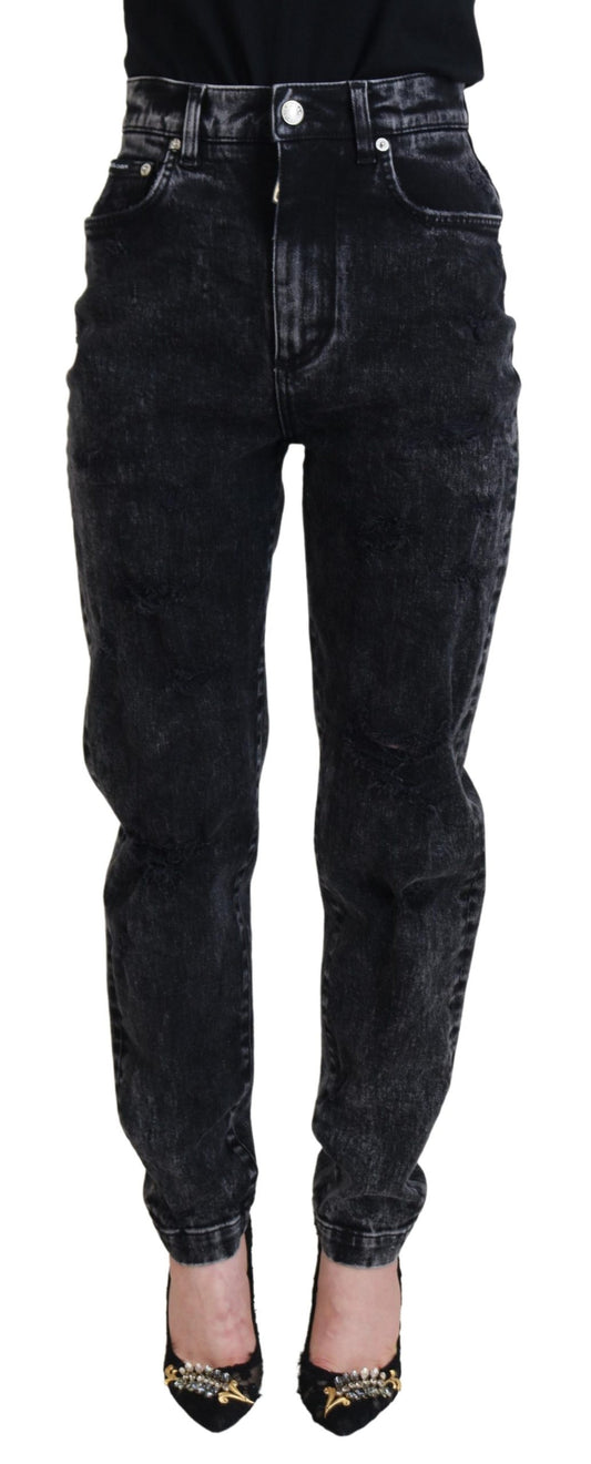 - Elegant Black Denim Pants