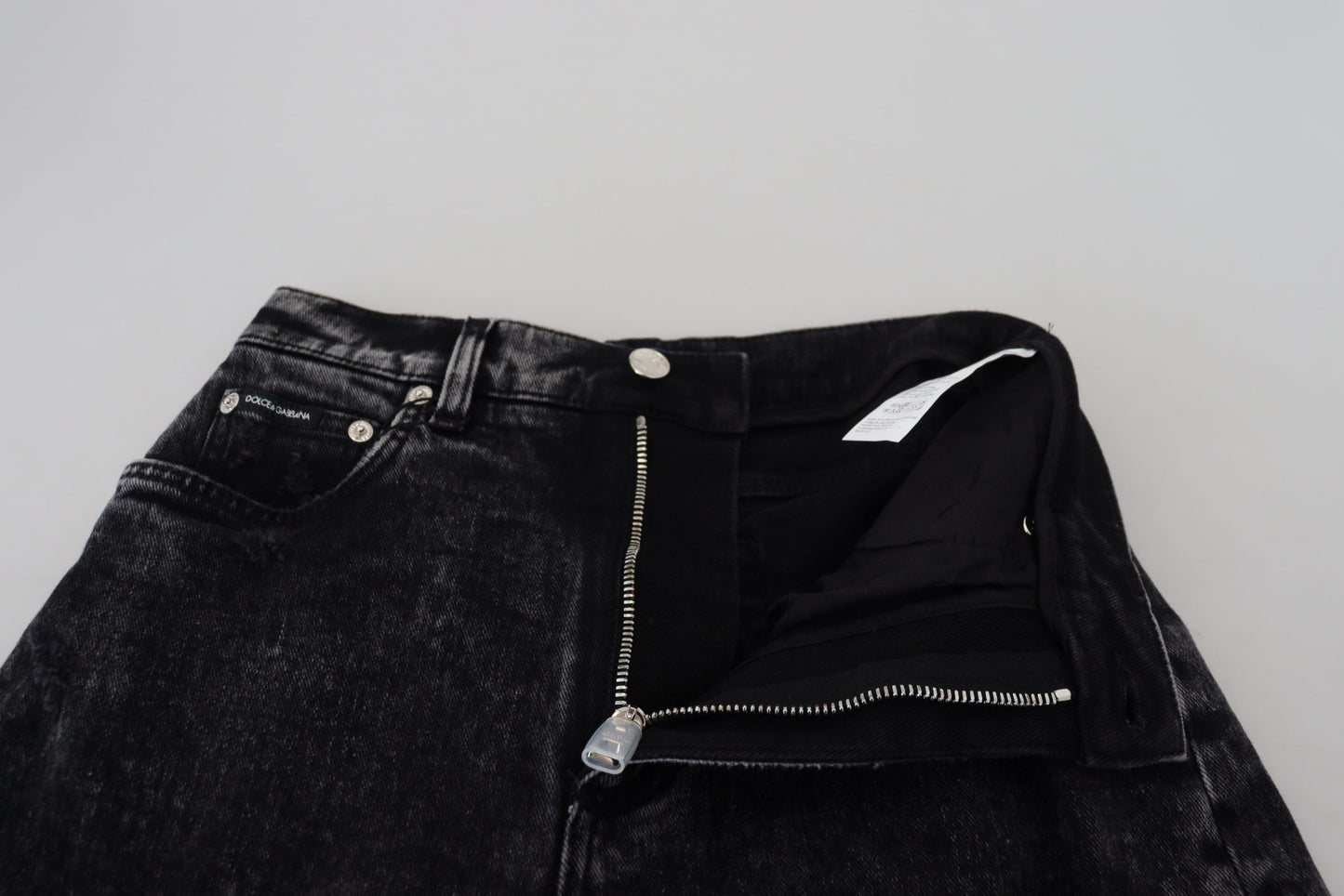 - Elegant Black Denim Pants