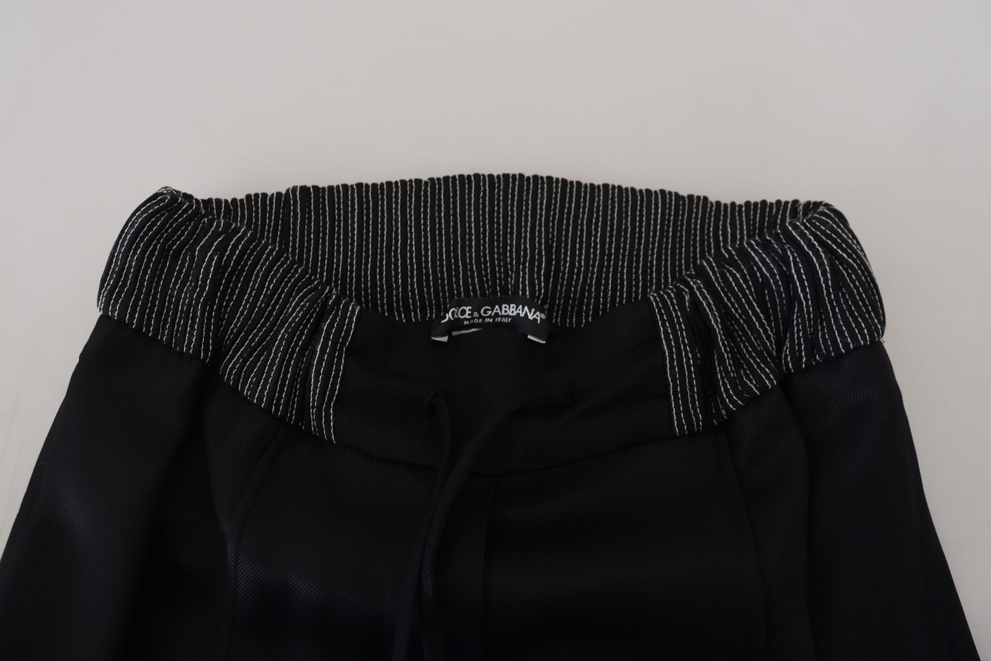 - Elegant Black Cotton Pants