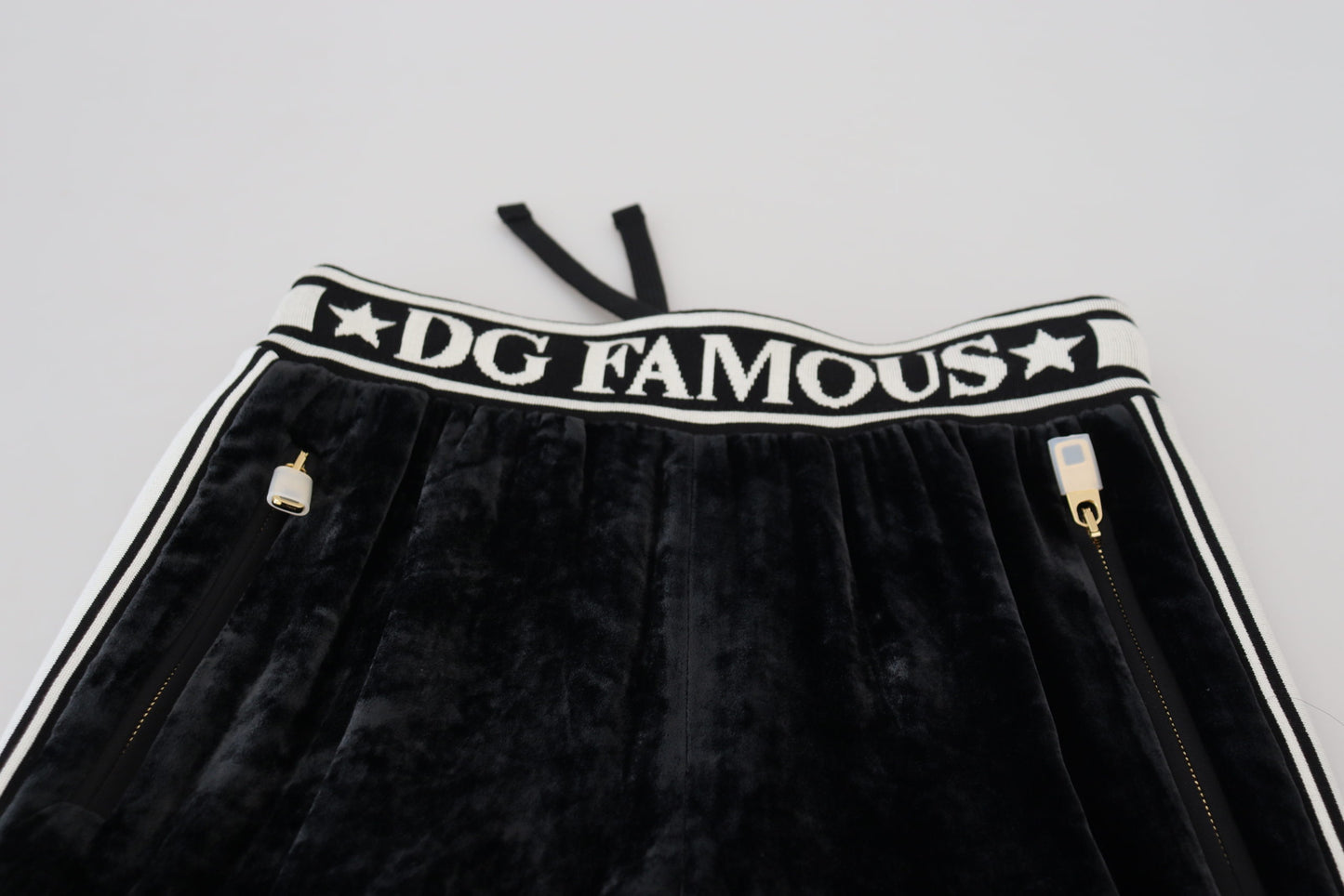 - Elegant Velvet Pants - Timeless Black Luxury