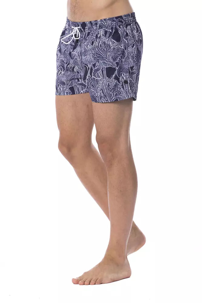 - Blue Polyester Men Swimwear