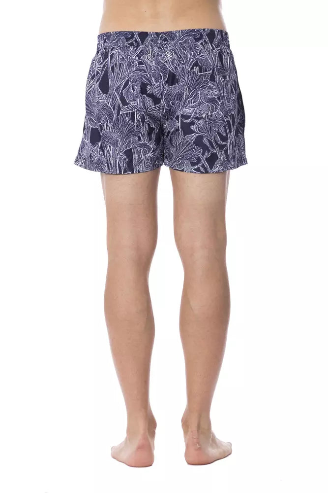 - Blue Polyester Men Swimwear