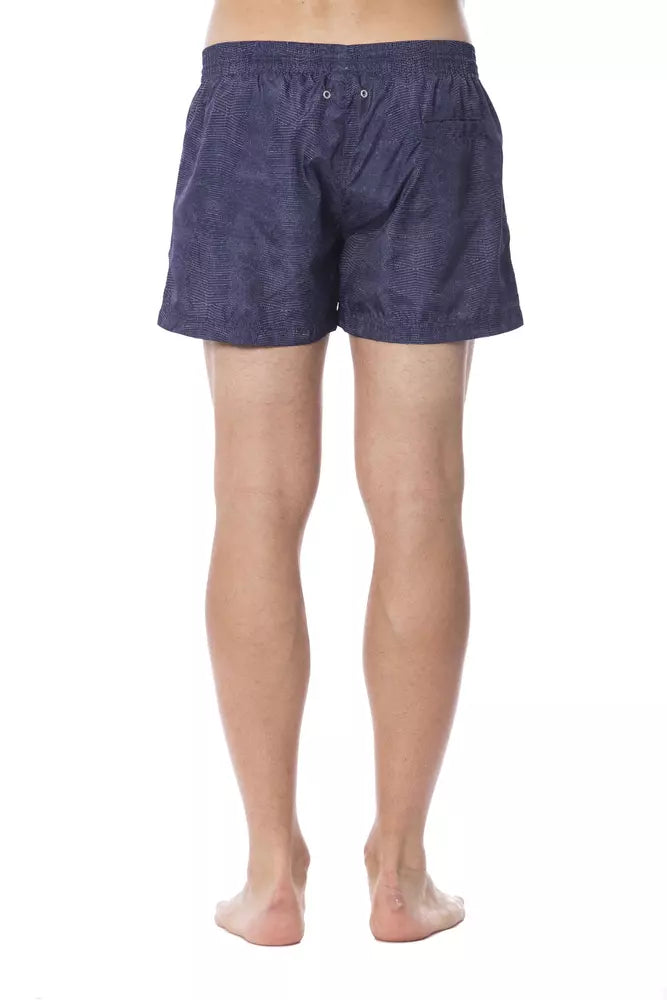 - Blue Polyester Men Swimwear