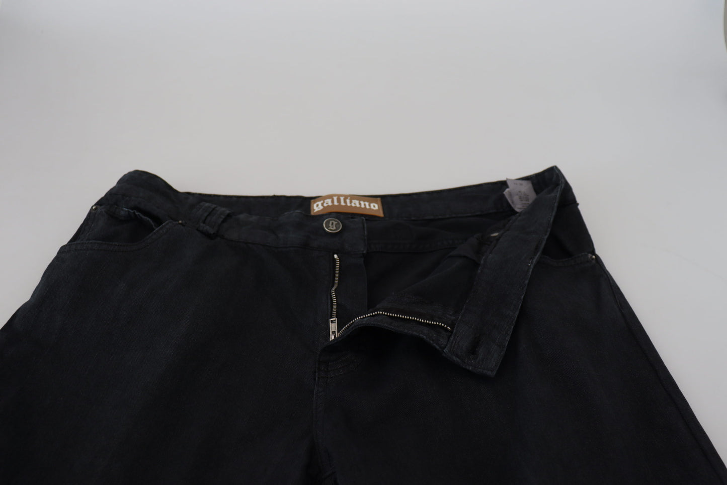 - Elegant Black Mainline Cotton Jeans