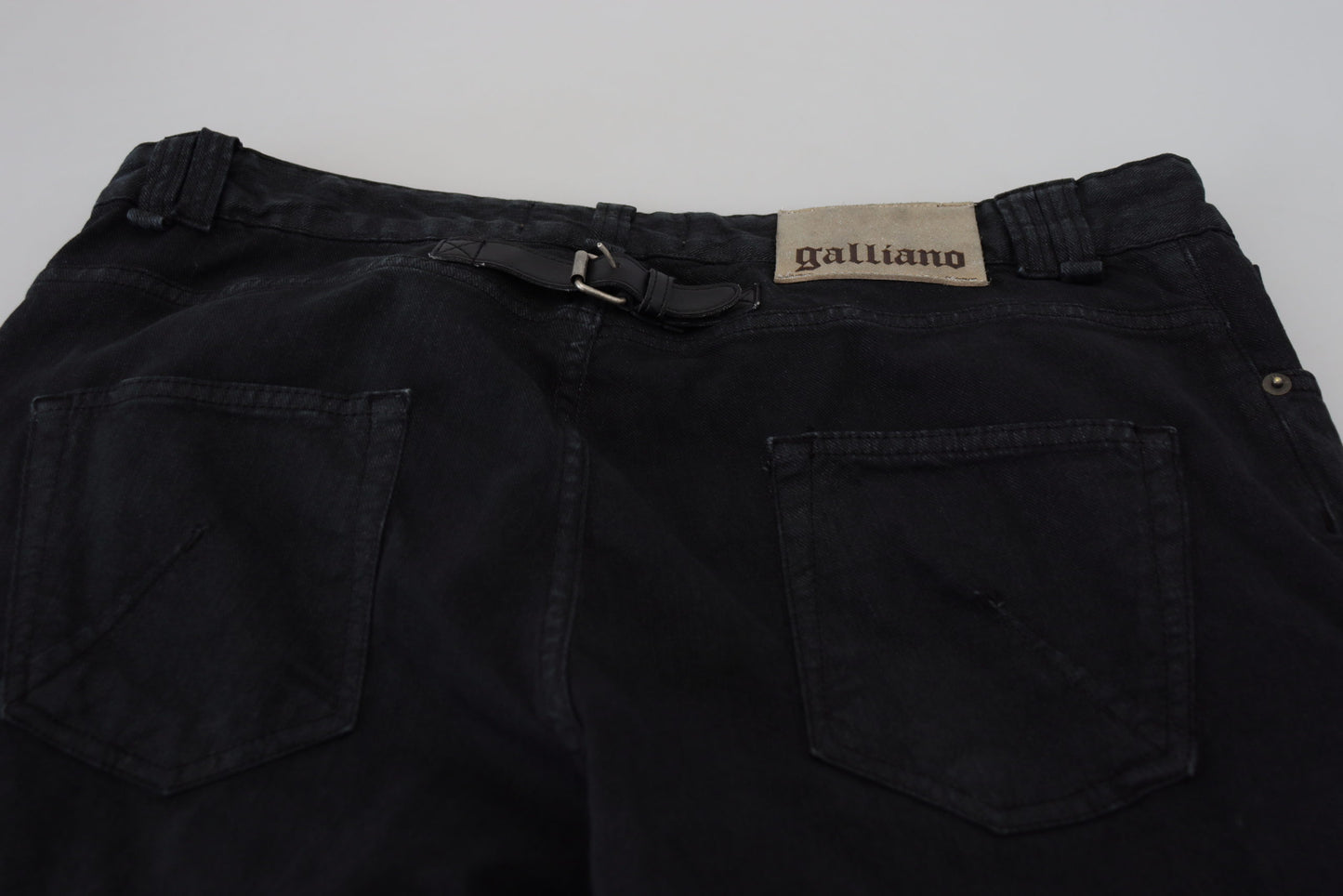 - Elegant Black Mainline Cotton Jeans