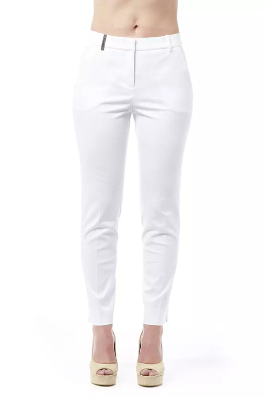 - Chic High Waist Cigarette Leg Trousers