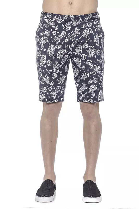 - Blue Cotton Mens Bermuda Short